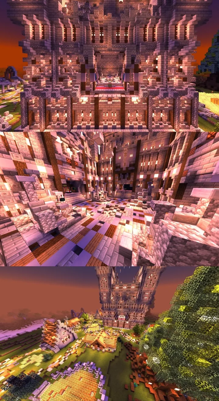 Minecraft castle build